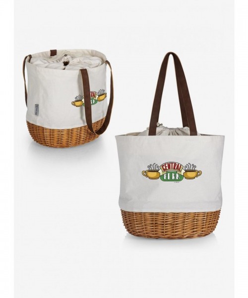 Friends Central Perk Willow Basket Tote Bag