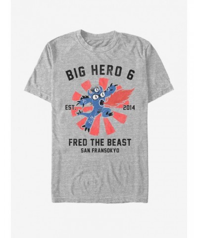 Disney Pixar Big Hero 6 Fred Collegiate T-Shirt $11.23 T-Shirts