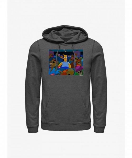The Simpsons Skeleton Theatre Unisex Hoodie - Grey