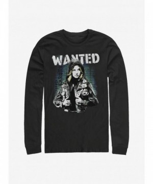 Marvel The Falcon and Winter Soldier Sharon Carter Graphic Long Sleeve T-Shirt - Men's Black