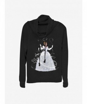Disney Classic Transformation Cowl Neck Top - Black for Girls