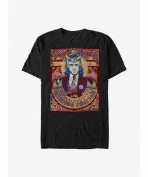 Marvel Glorious Purpose Comfortable T-Shirt - Men's Black