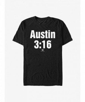 WWE Austin 3:16 Ultra Soft Black T-Shirt for Men