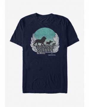 Disney Tropical Walk Movie T-Shirt for Men - Blue