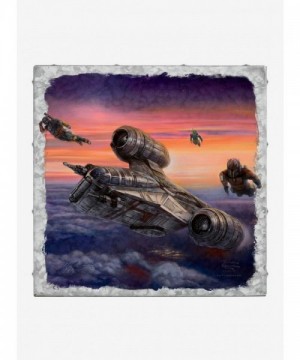 The Mandalorian and the Child Metal Art Box - 14" x 14" Decorative Box