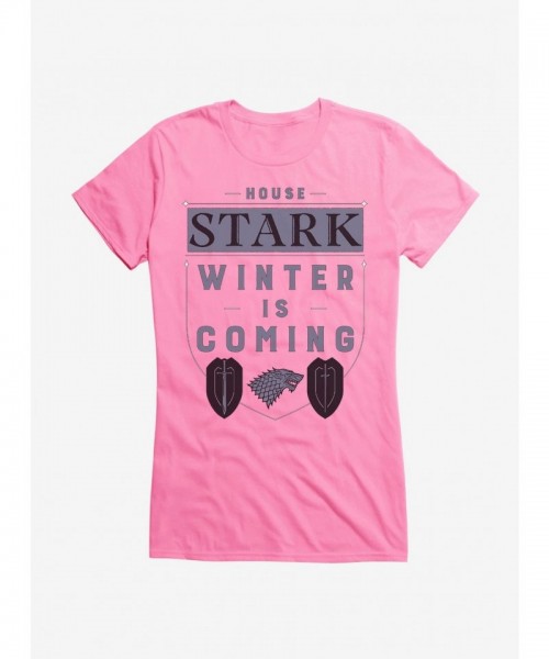 Arya Stark Inscribed Script Junior Girls T-Shirt