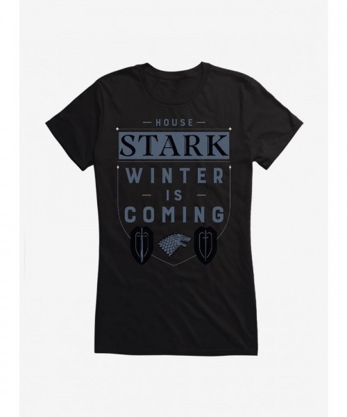 Arya Stark Inscribed Script Junior Girls T-Shirt