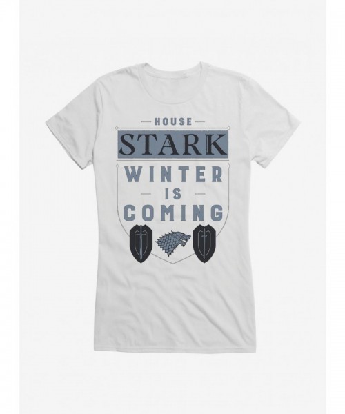 Arya Stark Inscribed Script Junior Girls T-Shirt