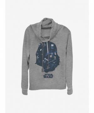 Star Wars Grey Cowl Neck Sweatshirt for Girls