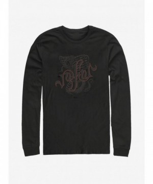 Disney Aladdin 2019 Glowing Jafar Long Sleeve Tee - Black for Men