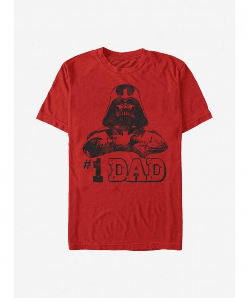 Star Wars Dad's T-Shirt - Red for Men