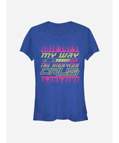 Disney Pixar Cars My Way or Highway Girls T-Shirt $10.96 T-Shirts