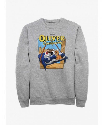 Disney Oliver & Company Piano Sweatshirt $13.28 Sweatshirts