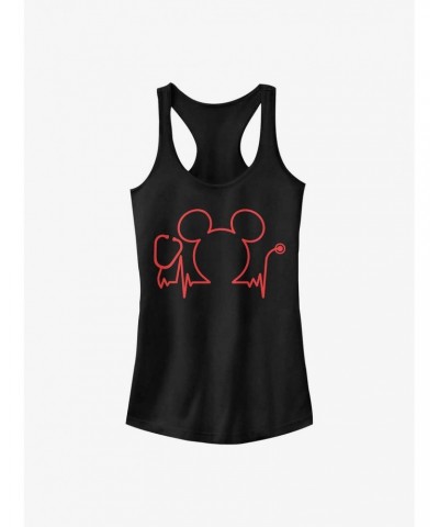 Disney Mickey Mouse Nurses Day Heartbeat Girls Tank $12.45 Tanks