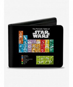 Star Wars Periodic Table Bifold Wallet - Vegan Leather Men's Wallet