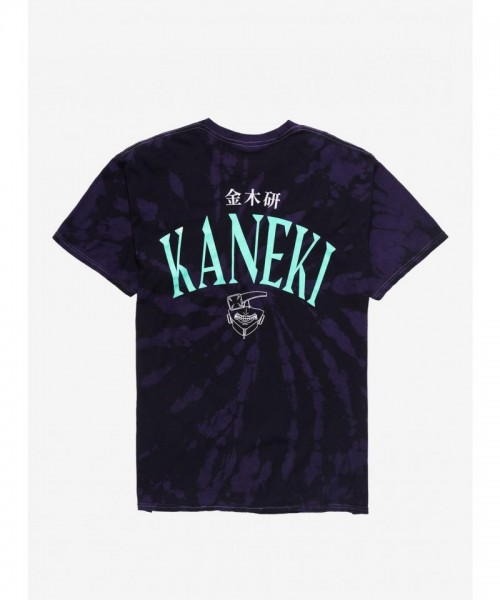 Tokyo Ghoul Unisex Tie-Dye T-Shirt Featuring Ken Kaneki