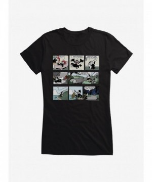 Felix Cat Comic T-Shirt for Girls - Soft Cotton Junior Sizes