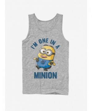 I'm One with Minions in Black Tank Top