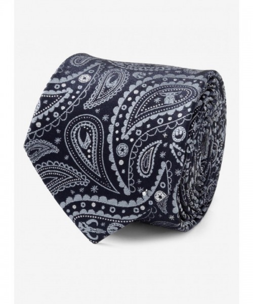 Star Wars Mandalorian Paisley Silk Tie for Men