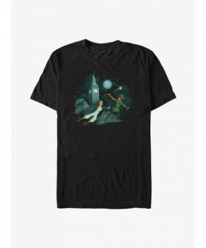 Disney Peter Pan & Wendy Soaring London T-Shirt - Men's Black