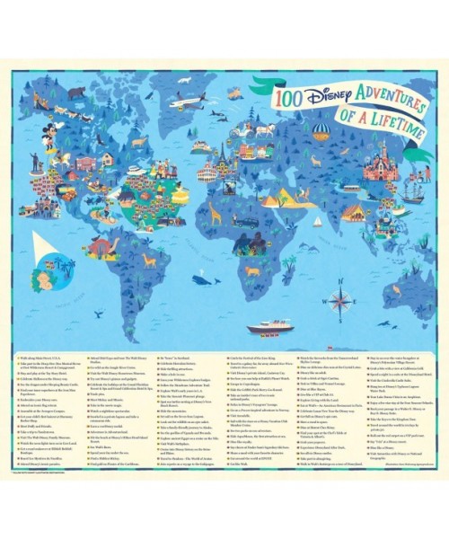 100 Magical Disney Adventures: World-Wide Experiences in a Limited Edition National Geographic Book