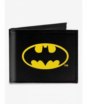 DC Comics Men's Batman High-Density Canvas Bifold Wallet