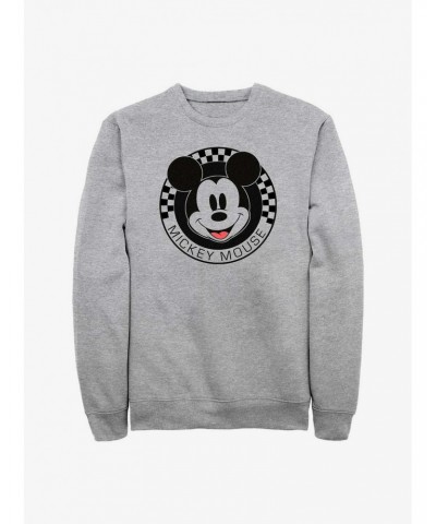 Disney Mickey Mouse Checkered Sweatshirt $14.76 Sweatshirts