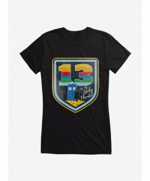 Doctor Who TARDIS Badge T-Shirt for Girls