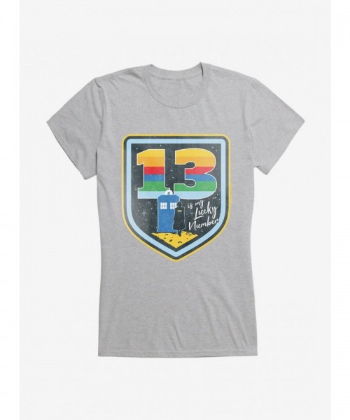 Doctor Who TARDIS Badge T-Shirt for Girls