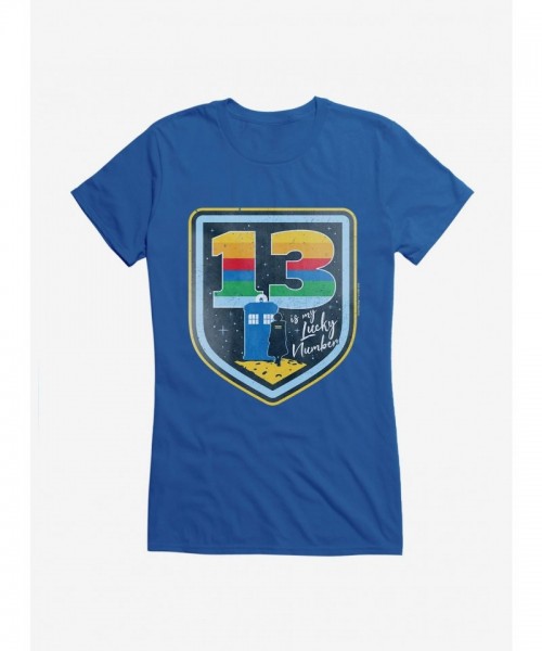 Doctor Who TARDIS Badge T-Shirt for Girls