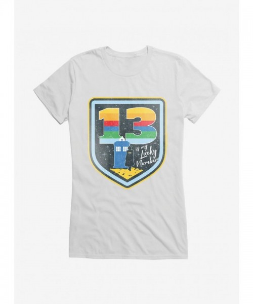 Doctor Who TARDIS Badge T-Shirt for Girls