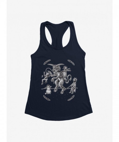 Rick and Morty Krampus Girls' Lightweight Cotton Blend Tank