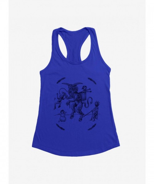 Rick and Morty Krampus Girls' Lightweight Cotton Blend Tank