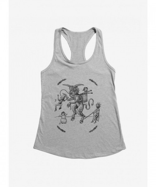 Rick and Morty Krampus Girls' Lightweight Cotton Blend Tank