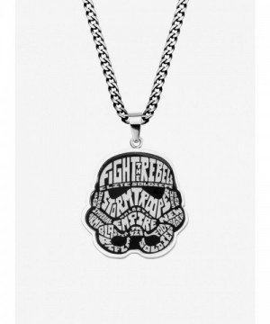 Star Wars Stormtrooper Stainless Steel Enamel Art Pendant for Fans