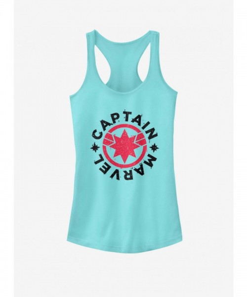 Marvel Captain Marvel Blue Tank Top for Girls