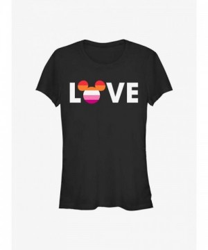 Disney Mickey Mouse Pride T-Shirt for Teens - Black