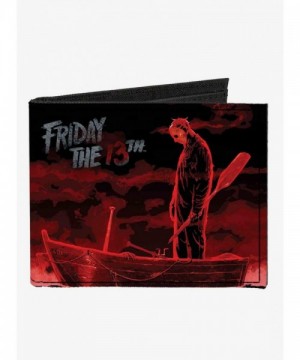 Friday The 13th Official Jason Canvas Bifold Wallet for Men