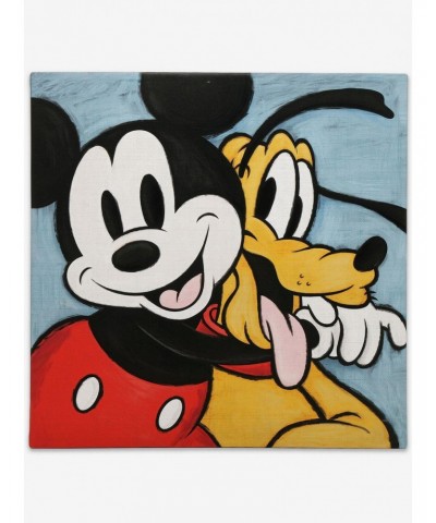 Disney Mickey Mouse And Pluto Canvas Wall Décor $23.06 Décor