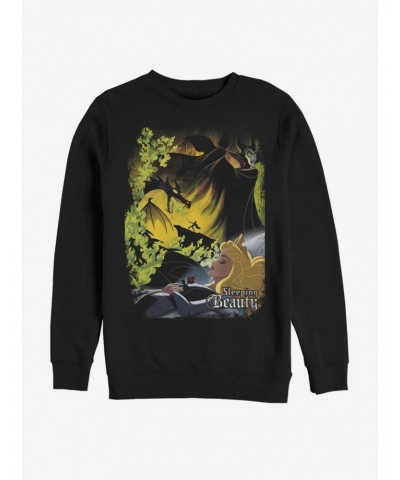 Disney Villains Maleficent Sleeping Poster Sweatshirt $11.07 Sweatshirts