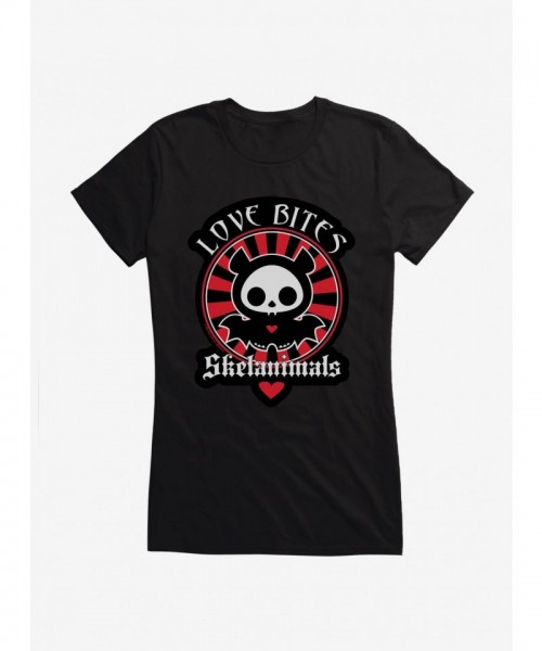 Skelanimals Cute Diego Love Bites Tee for Girls