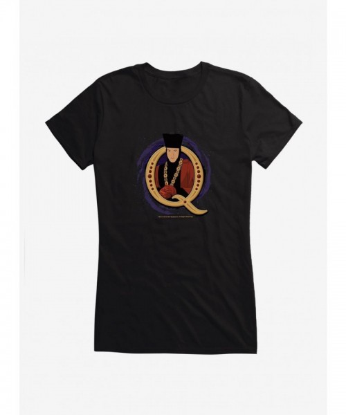 Star Trek TNG Anti-Villain Q Graphic Tee for Girls