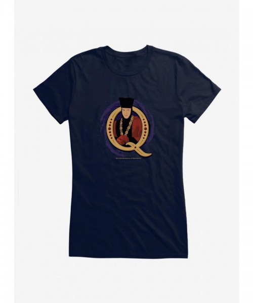 Star Trek TNG Anti-Villain Q Graphic Tee for Girls