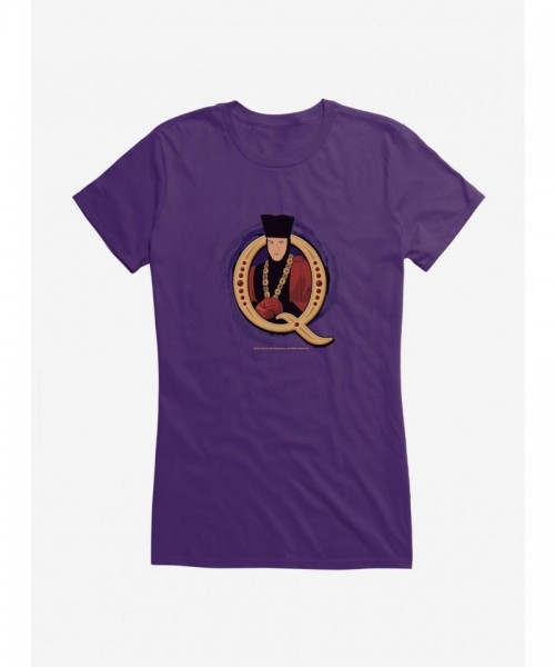 Star Trek TNG Anti-Villain Q Graphic Tee for Girls