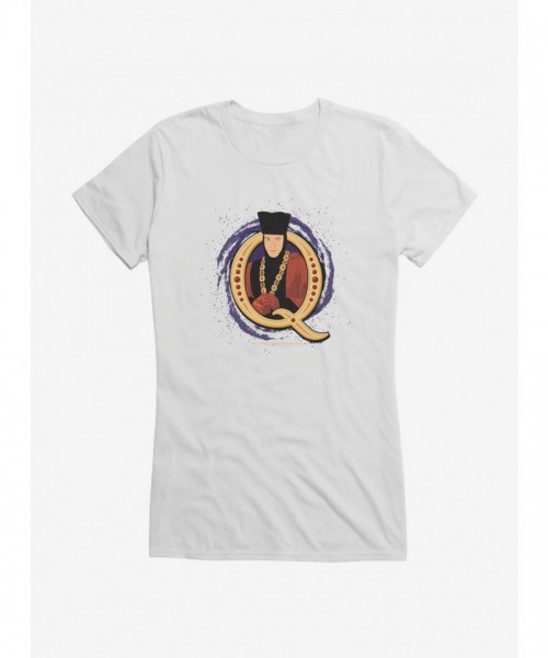 Star Trek TNG Anti-Villain Q Graphic Tee for Girls