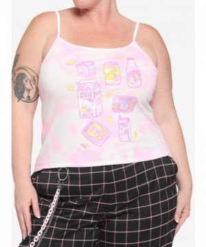 Hello Kitty Snack-Themed Crop Cami for Girls - Plus Size