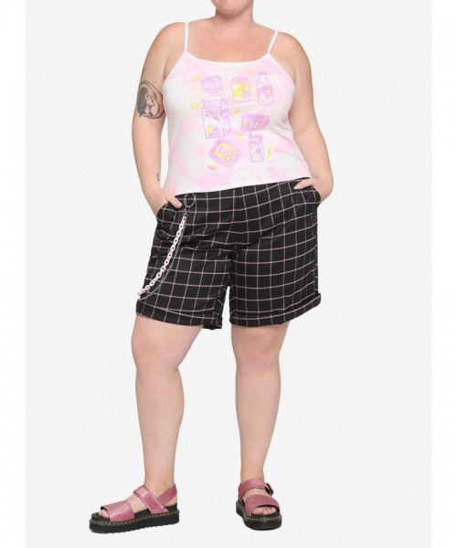 Hello Kitty Snack-Themed Crop Cami for Girls - Plus Size