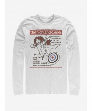Disney Pixar Brave Long-Sleeve T-Shirt for Men - White