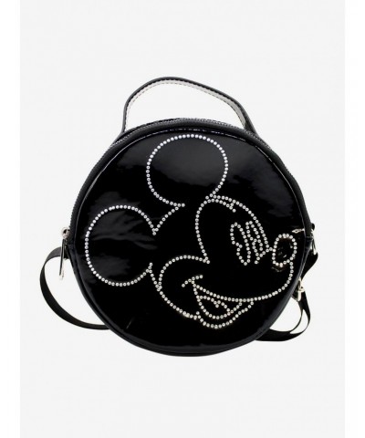 Disney Mickey Mouse Rhinestone Outline Crossbody Bag $26.74 Bags