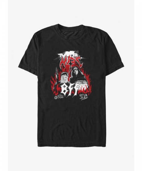 Stranger Things Dustin & Eddie Best Friends Poster T-Shirt - Black Men's Size